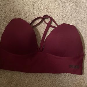Red vs sports bra